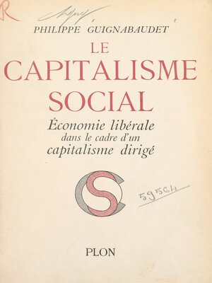 cover image of Le capitalisme social